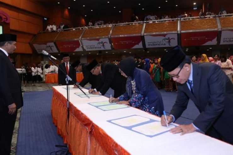 Menpar Arief Yahya Lantik Pejabat Eselon I Hingga IV di Kemenpar