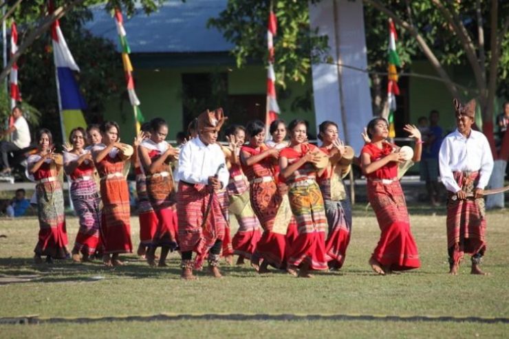 Festival Cross Border Malaka, NTT Hibur Warga Lewat Seni Budaya