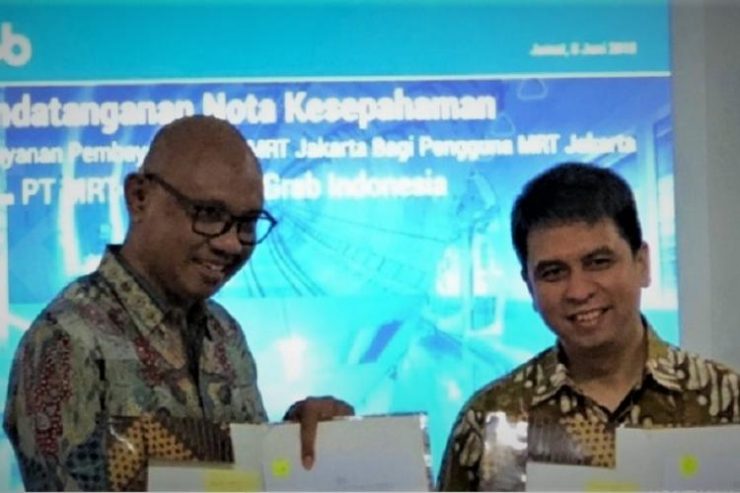 MRT Jakarta Gandeng Grab Berkolaborasi dalam Layanan Tiket