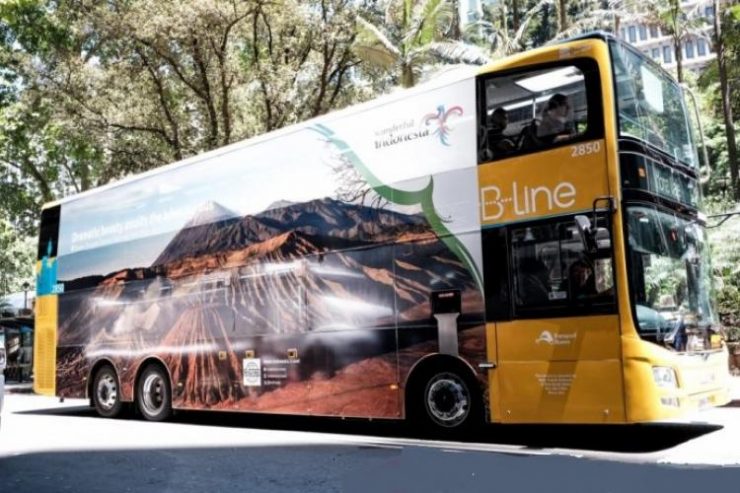 Wonderful Indonesia Logo Displayed on Public Buses in Australia